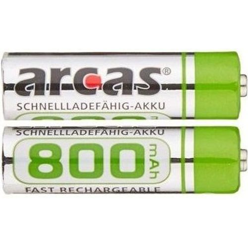 2 Rechargeable Batteries ARCAS AA 1.2V 800mAh - 2